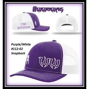 Hat - Trucker Snapback #112 - Purple/White